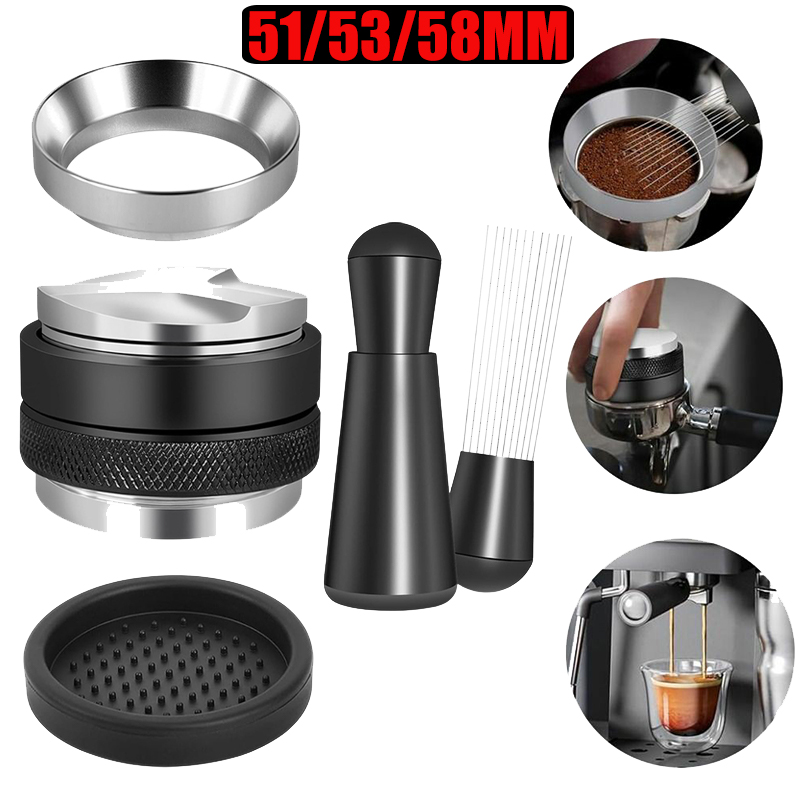 Coffee Tamper Leveler - 5개입 에스프레소 액세서리 키트 커피 디스트리뷰터
