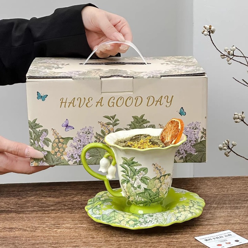 Coffee Tea For Me - 은방울꽃이 피어나는 애프터눈 티 세트 -
