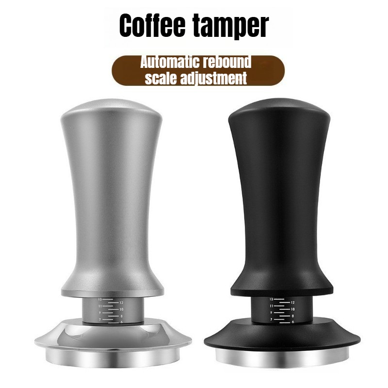 Coffee Tamper Leveler - 51/53/58mm 블랙 커피 핸드 탬퍼 스테인리스