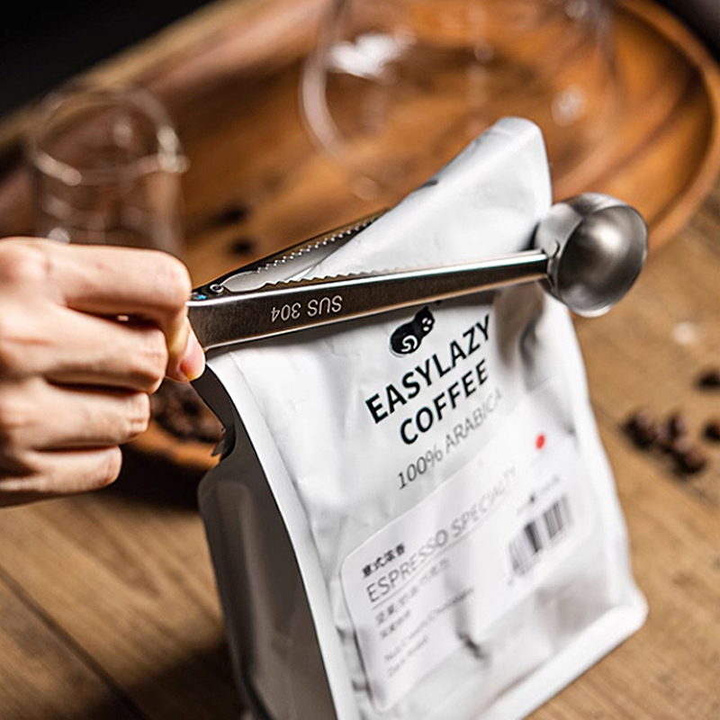 Coffee Tea Bean Leaf - 2026년형 새로운 스테인리스 스틸 커피 스쿱(클립