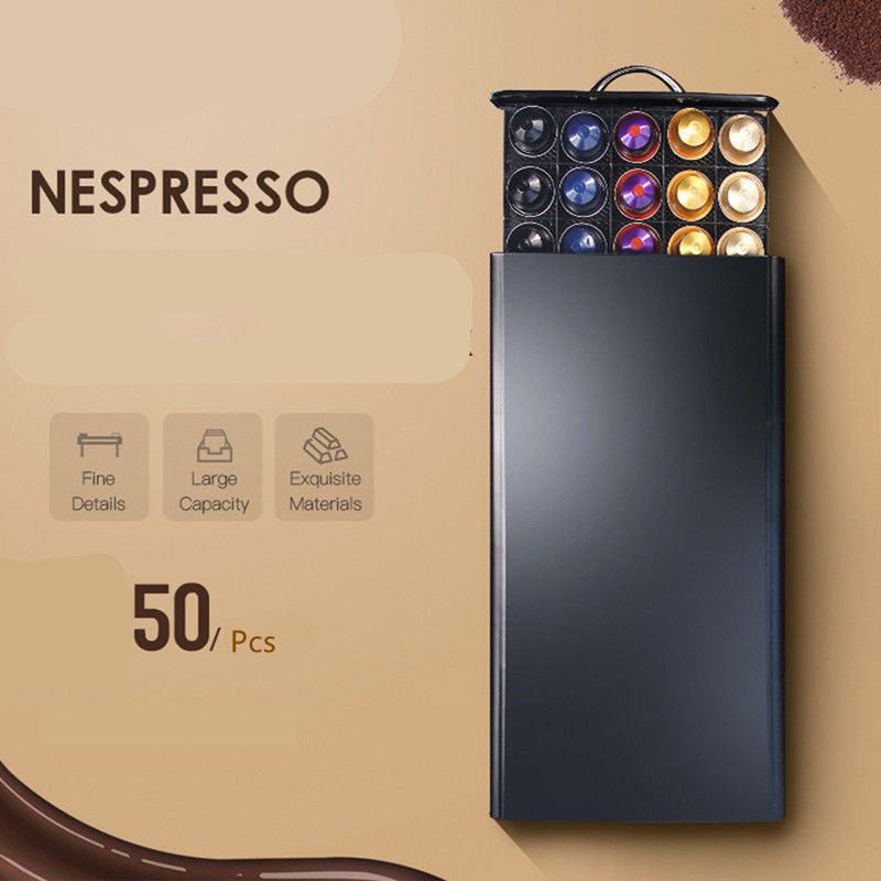 Coffee Capsule Holder - 50개 커피 캡슐 정리함 실용적인 커피