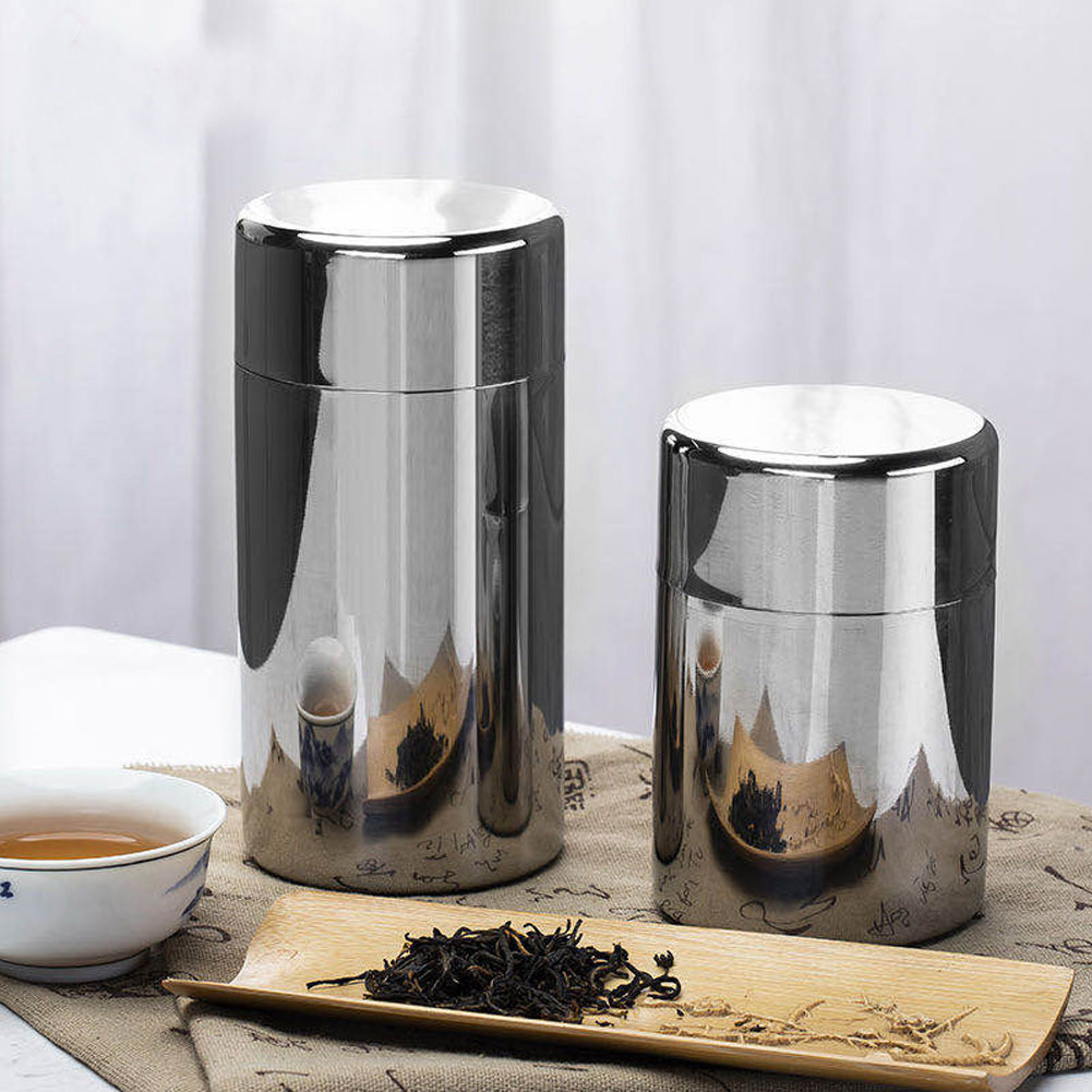 휴대용 304 스테인리스 스틸 밀폐 차잎 보관 용기 커 - Coffee Tea Bean Leaf 리뷰 및 가격