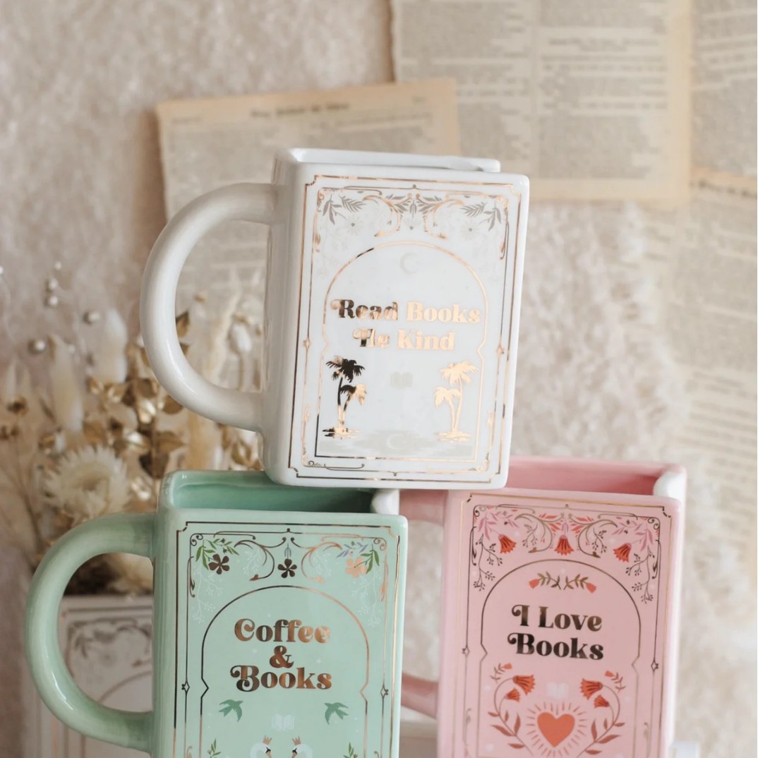 책 모양 세라믹 머그컵 손잡이 포함, 독창적인 책 디자 - Coffee Tea For Me 리뷰 및 가격