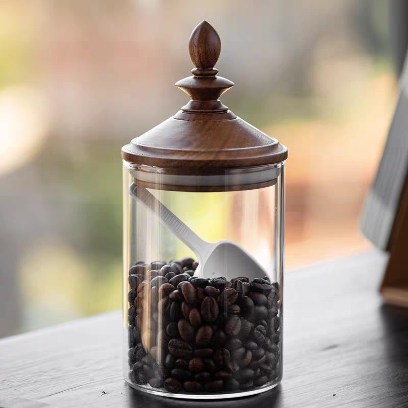 미국 스타일 가정용 커피 원두 보관 용기 고급스러운 디 - Coffee Tea Bean Leaf 리뷰 및 가격