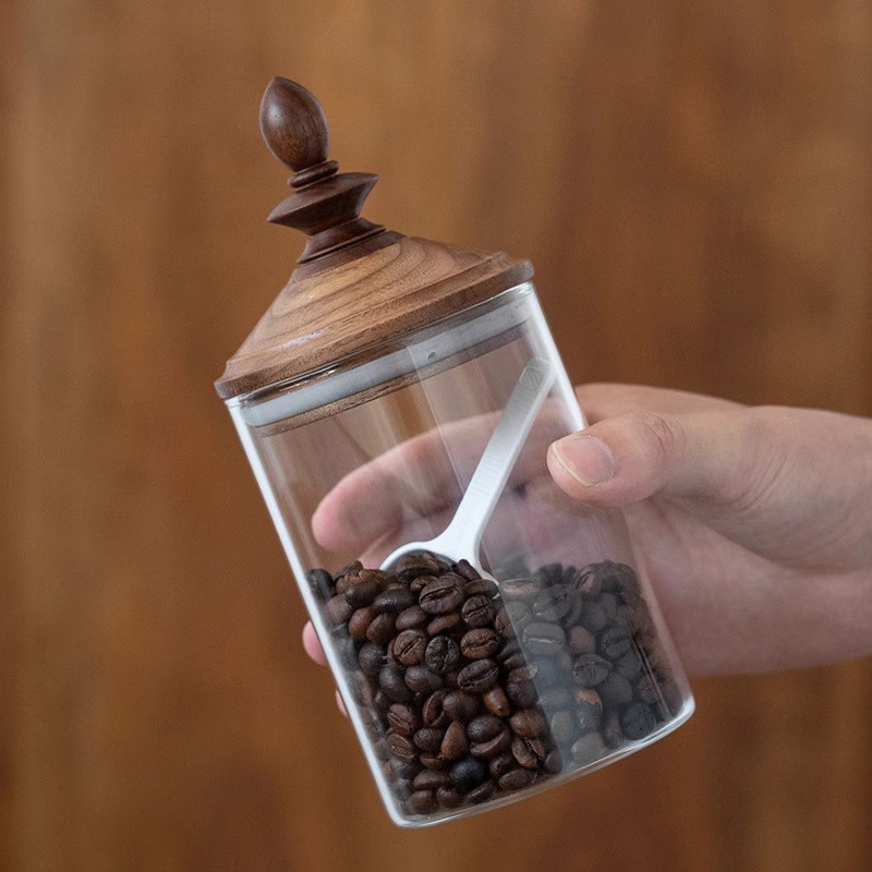 미국 스타일 가정용 커피 원두 보관 용기 고급스러운 디 - Coffee Tea Bean Leaf 리뷰 및 가격