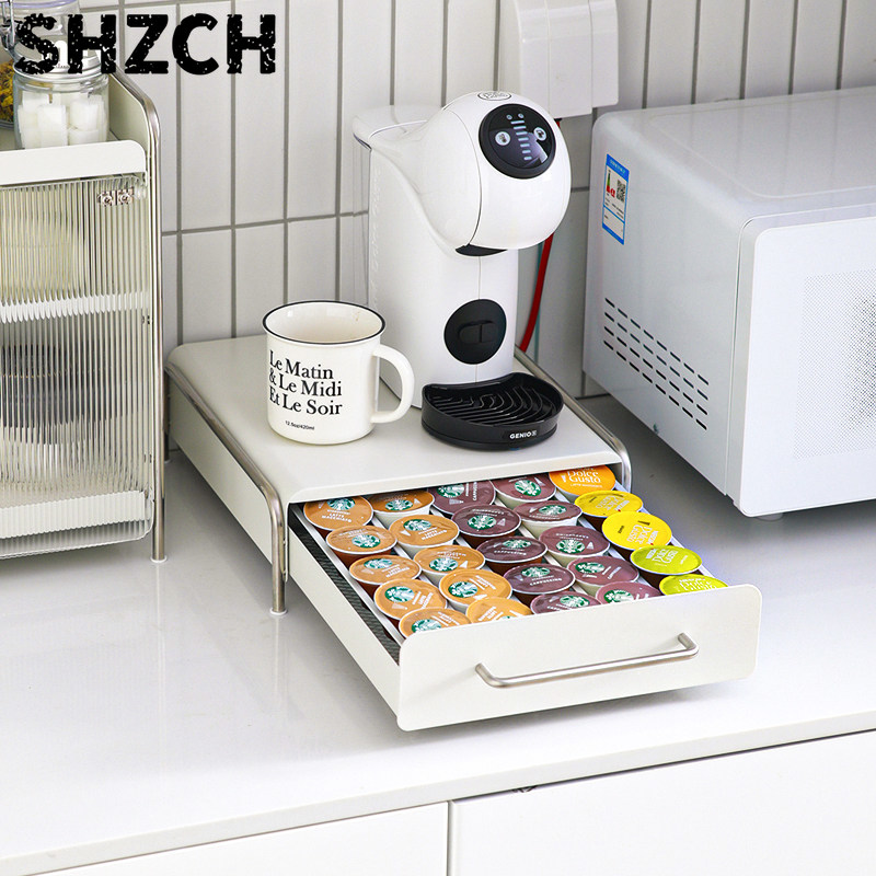 커피 캡슐 홀더, INS 스타일 주방 카운터용 서랍 정 - Coffee Capsule Holder 리뷰 및 가격